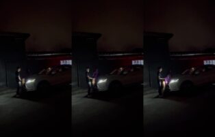 Flagra Karlyane Menezes Metendo na Rua em Cima do Capô