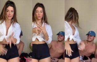 Nathalia Valente Porn de Shortinho Marcando o Pacote