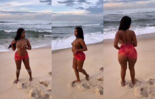 Erome Mayzitta Peladinha na Praia