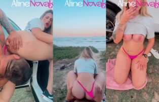 Pornô Aline Novak Metendo na Beira da Praia