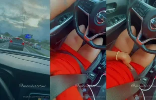 Monique Bertolini Mostrando o Grelão enquanto Dirige o Carro – OnlyFans Grátis