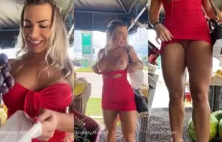 Maikelly Muhl Pelada Mostrando a Buceta na Feira