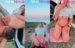 Pornô Aline Novak Metendo na Beira da Praia