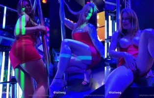 Tati Weg Sem Calcinha Rebolando Na Boate