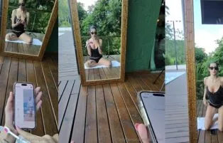 Gabi Saleh Tirou a Calcinha no Espelho – Pornô Onlyfans